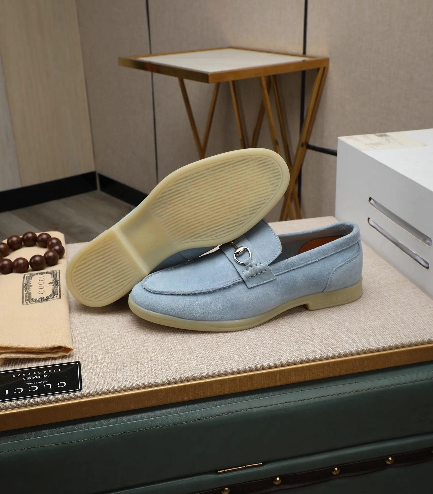 Men's shoes 💰520 📛📛Original (water-dyed cow lining) GUCCI official website formal shoes🌀 Italian 🇮🇹Imported cowhide➕Top imported water-dyed cowhide lining💋Finely handmade Original bottom, the real thing looks better when photographed in person Standard size 38-44